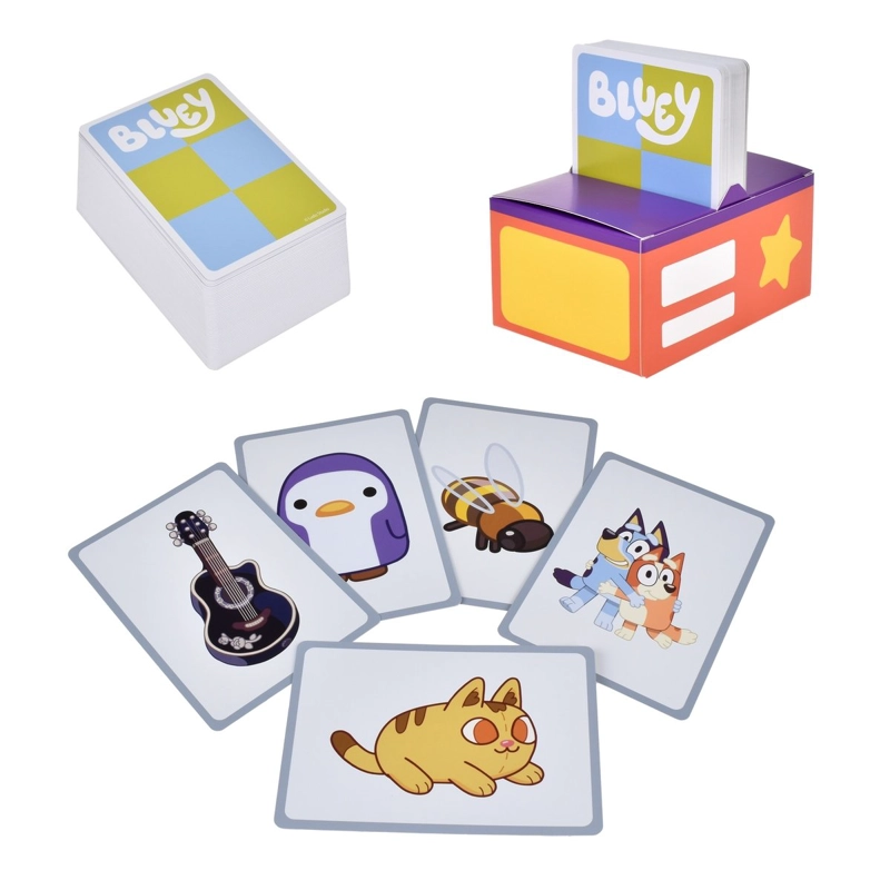 JUEGO DE CARTAS ADIVINANZAS BLUEY - 1