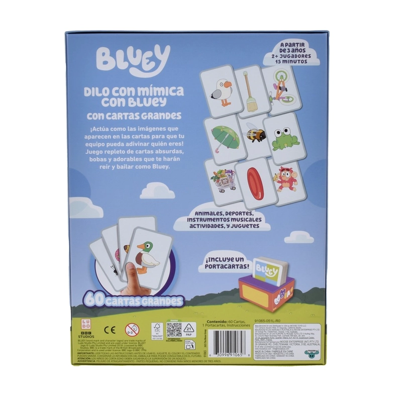 JUEGO DE CARTAS ADIVINANZAS BLUEY - 4