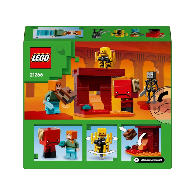 BLOQUES LEGO MINECRAFT 99 PIEZAS BATALLA DE LAVA INFRAMUNDO - 5