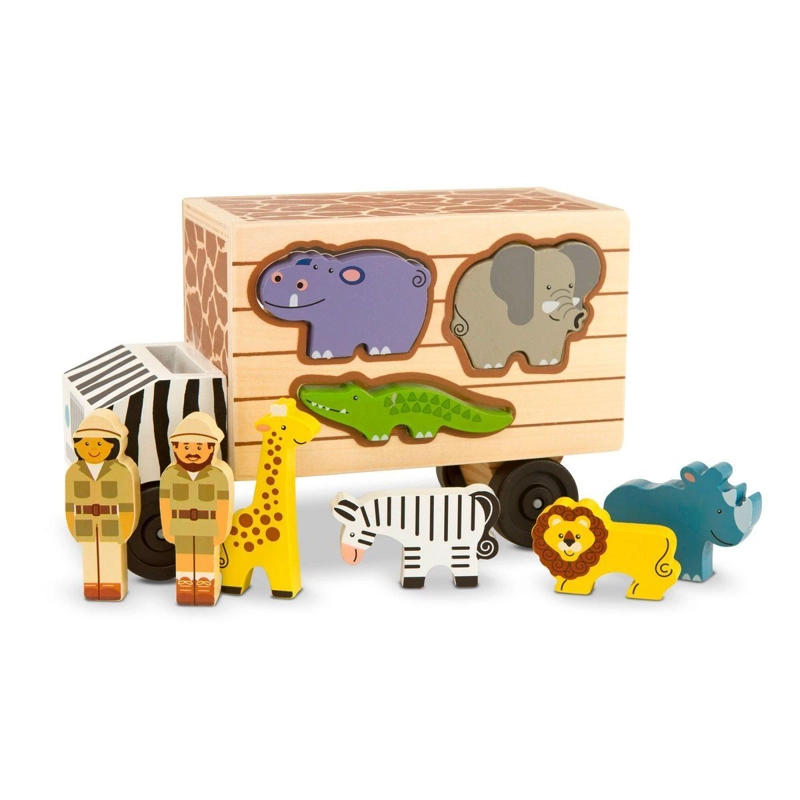 CAMION DE MADERA MELISSA AND DOUG ANIMALES DE LA SELVA - 3