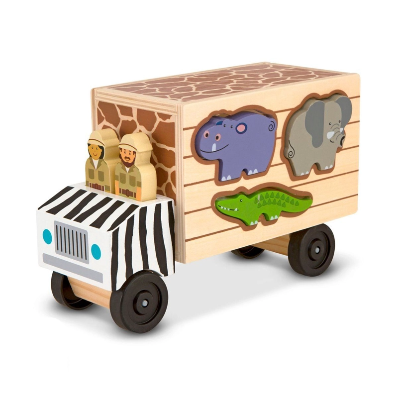 CAMION DE MADERA MELISSA AND DOUG ANIMALES DE LA SELVA - 4