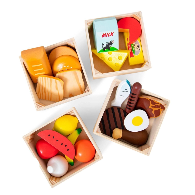 JUGUETE DIDACTICO MELISSA Y DOUG SET DE ALIMENTOS 21 PIEZAS - 1