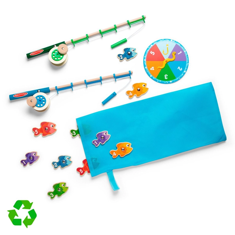 JUEGO DE PESCA MELISSA AND DOUG MADERA MAGNE TICA DIDACTICO - 1