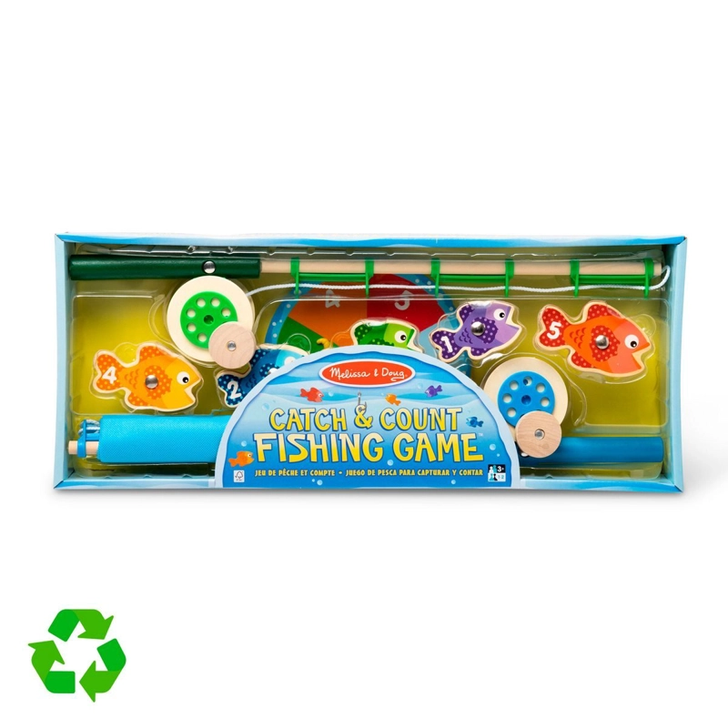 JUEGO DE PESCA MELISSA AND DOUG MADERA MAGNE TICA DIDACTICO - 2