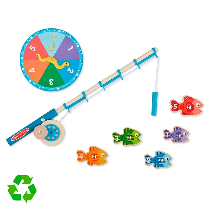 JUEGO DE PESCA MELISSA AND DOUG MADERA MAGNE TICA DIDACTICO - 3
