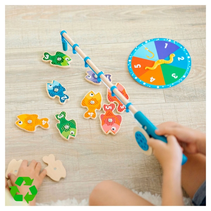 JUEGO DE PESCA MELISSA AND DOUG MADERA MAGNE TICA DIDACTICO - 4