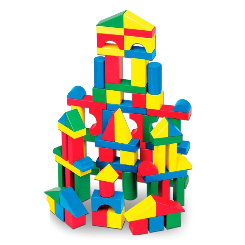 BLOQUES DE MADERA MELISSA AND DOUG COLORES Y FORMAS - 1