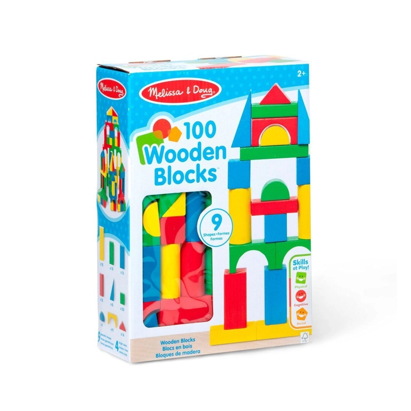 BLOQUES DE MADERA MELISSA AND DOUG COLORES Y FORMAS - 3