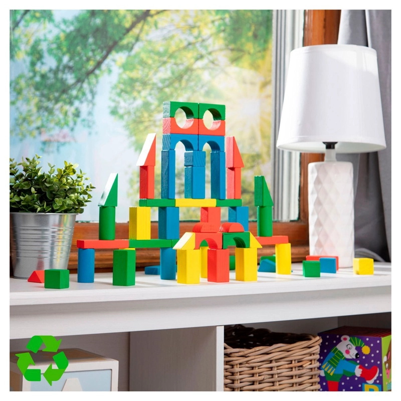 BLOQUES DE MADERA MELISSA AND DOUG COLORES Y FORMAS - 4