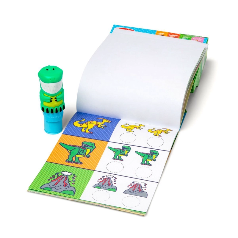 ESTAMPADOR WOW CON 300 STICKERS MELISSA AND DOUG - DINOSAURIO - 1