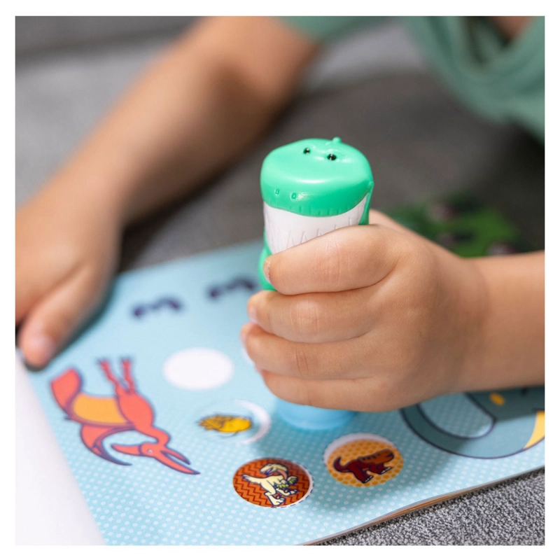 ESTAMPADOR WOW CON 300 STICKERS MELISSA AND DOUG - DINOSAURIO - 5