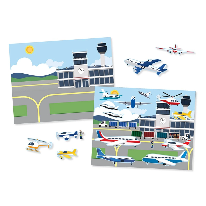 STICKERS REUTILIZABLES MELISSA & DOUG VEHICULOS Y ESCENAS - 3