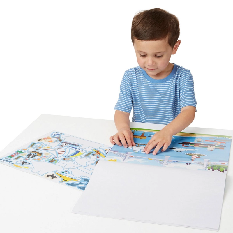 STICKERS REUTILIZABLES MELISSA & DOUG VEHICULOS Y ESCENAS - 5
