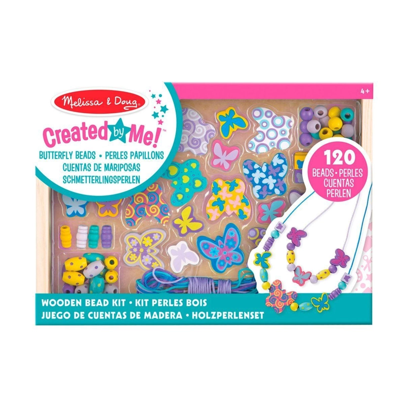 SET DE MOSTACILLAS DE MADERA MELISSA AND DOUG MARIPOSAS Y - 5