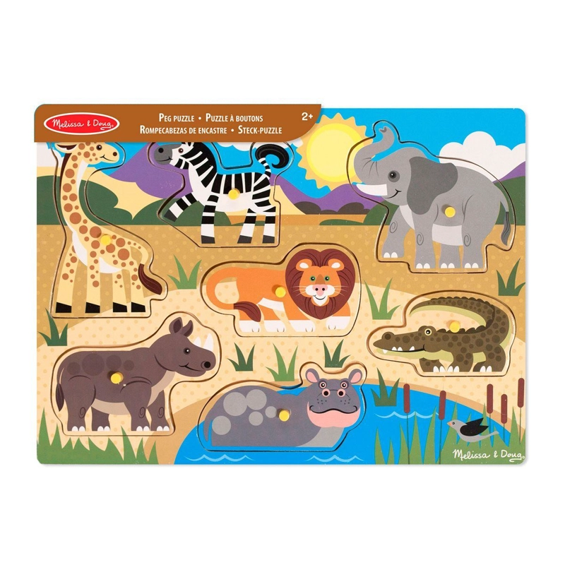 PUZZLE DIDACTICO MELISSA AND DOUG 8 PIEZAS JUNGLA - 2