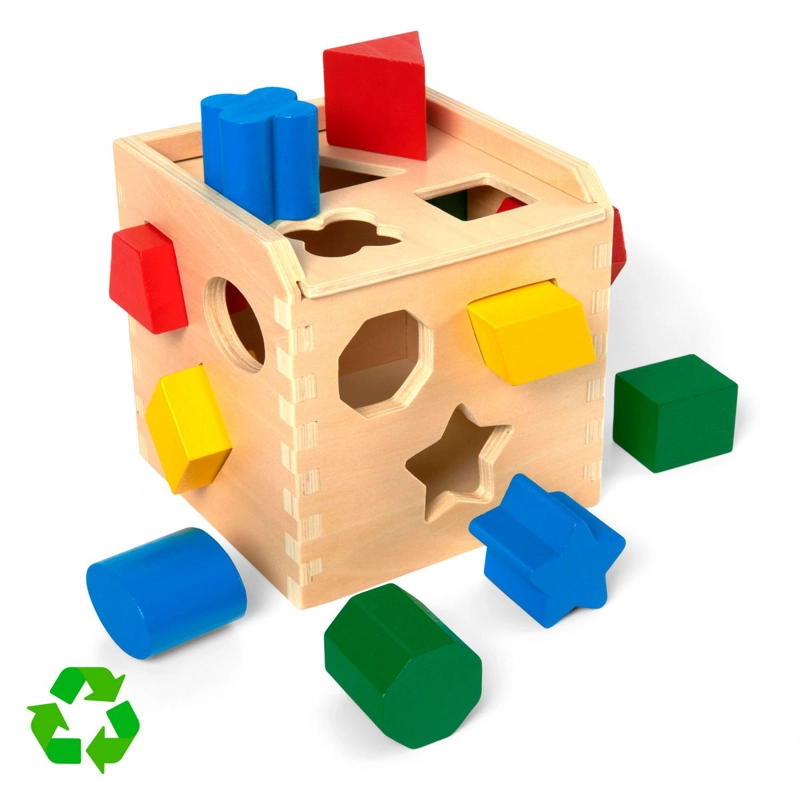 CUBO DE ENCAJE MELISSA AND DOUG JUGUETE DIDACTICO MADERA - 1