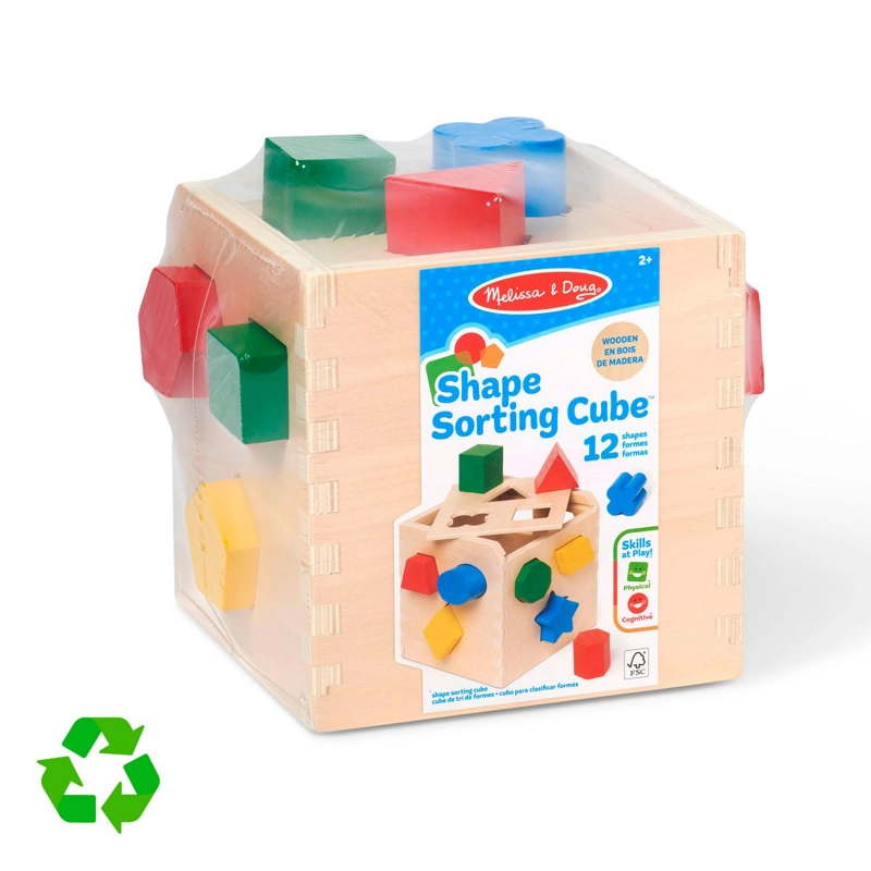 CUBO DE ENCAJE MELISSA AND DOUG JUGUETE DIDACTICO MADERA - 2