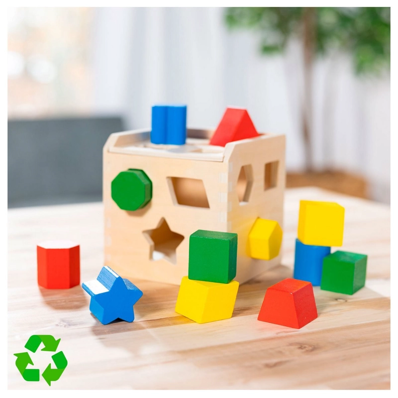 CUBO DE ENCAJE MELISSA AND DOUG JUGUETE DIDACTICO MADERA - 4
