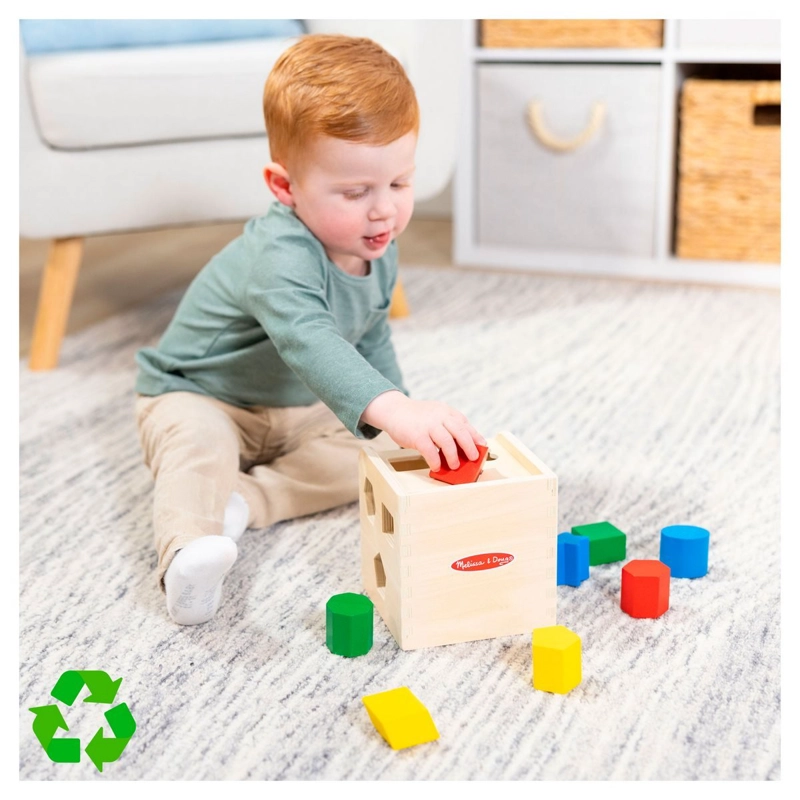CUBO DE ENCAJE MELISSA AND DOUG JUGUETE DIDACTICO MADERA - 5