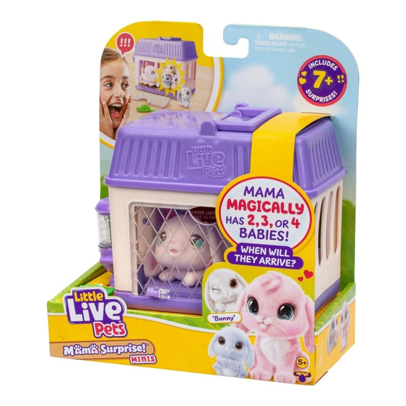 LITTLE LIVE PETS MAMA SURPRISE S4 MINI PLAYSET - CONEJO - 4