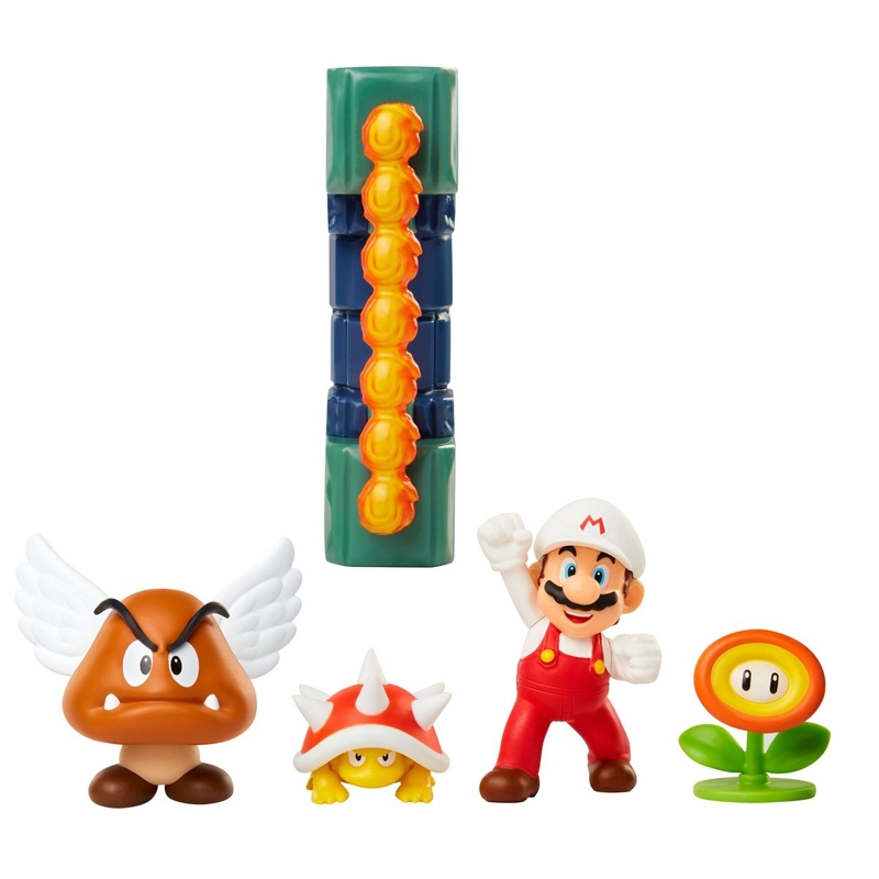 PLAYSET CON FIGURA 6 CM LAVA CASTLE SUPER MARIO DE NINTENDO - 1