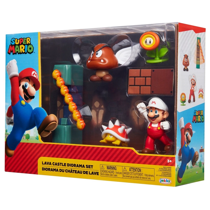 PLAYSET CON FIGURA 6 CM LAVA CASTLE SUPER MARIO DE NINTENDO - 2