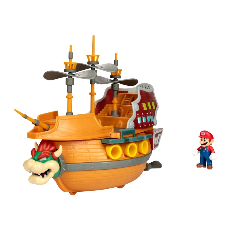 PLAYSET BOWSER AIRSHIP DE LUJO SUPER MARIO DE NINTENDO - 1