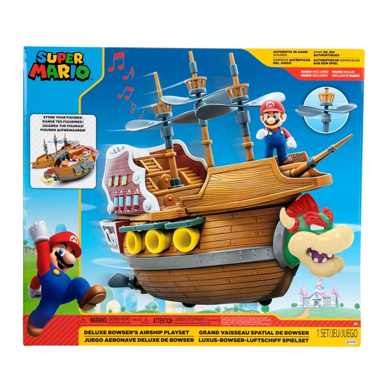 PLAYSET BOWSER AIRSHIP DE LUJO SUPER MARIO DE NINTENDO - 2