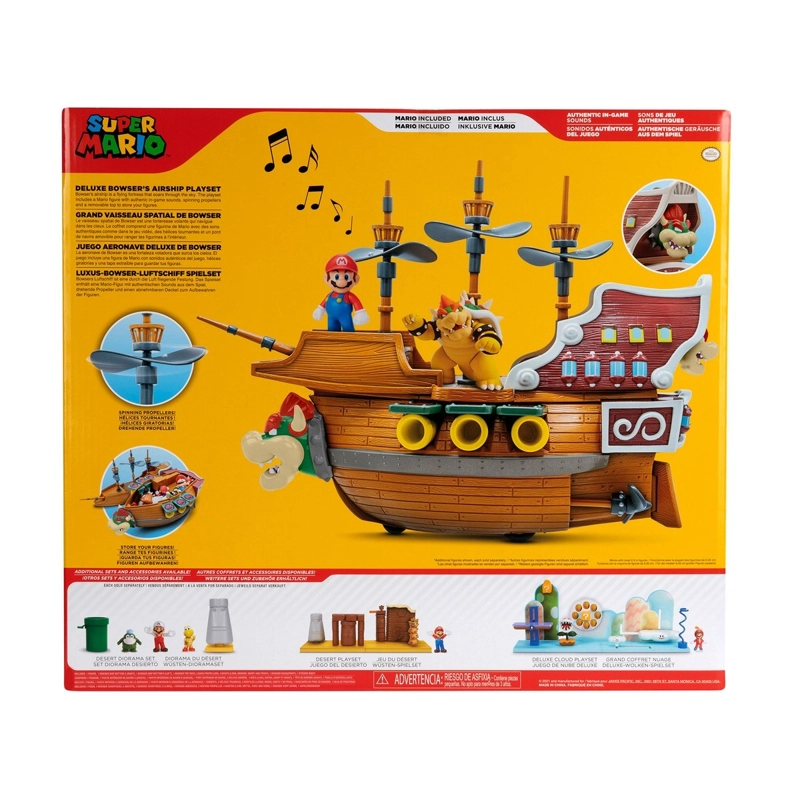 PLAYSET BOWSER AIRSHIP DE LUJO SUPER MARIO DE NINTENDO - 3