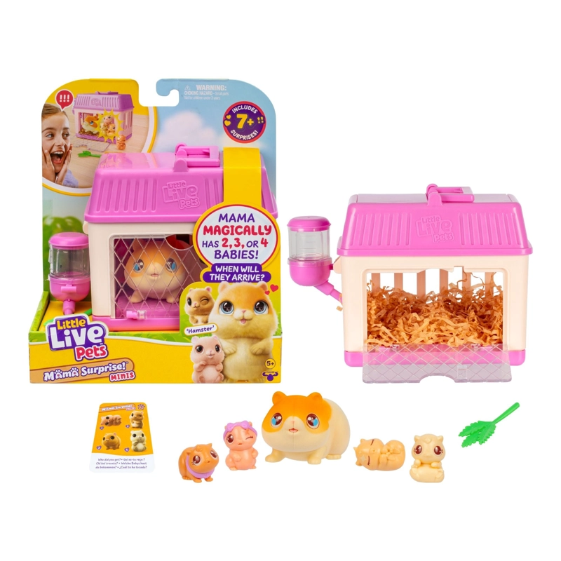 LITTLE LIVE PETS MAMA SURPRISE S4 MINI PLAYSET - HAMSTER - 1