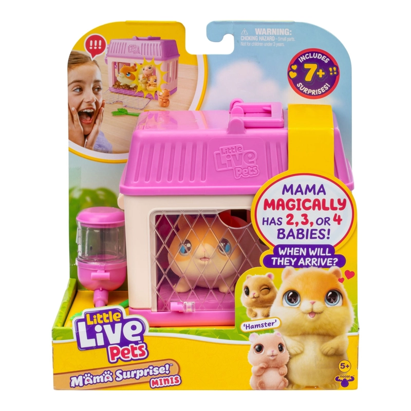 LITTLE LIVE PETS MAMA SURPRISE S4 MINI PLAYSET - HAMSTER - 6