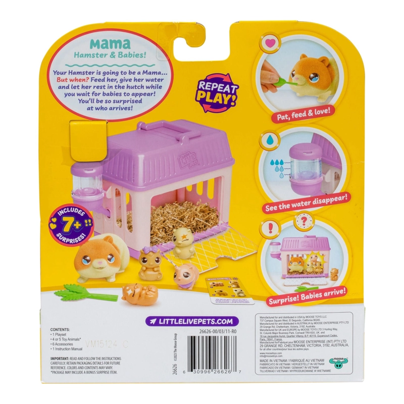 LITTLE LIVE PETS MAMA SURPRISE S4 MINI PLAYSET - HAMSTER - 7