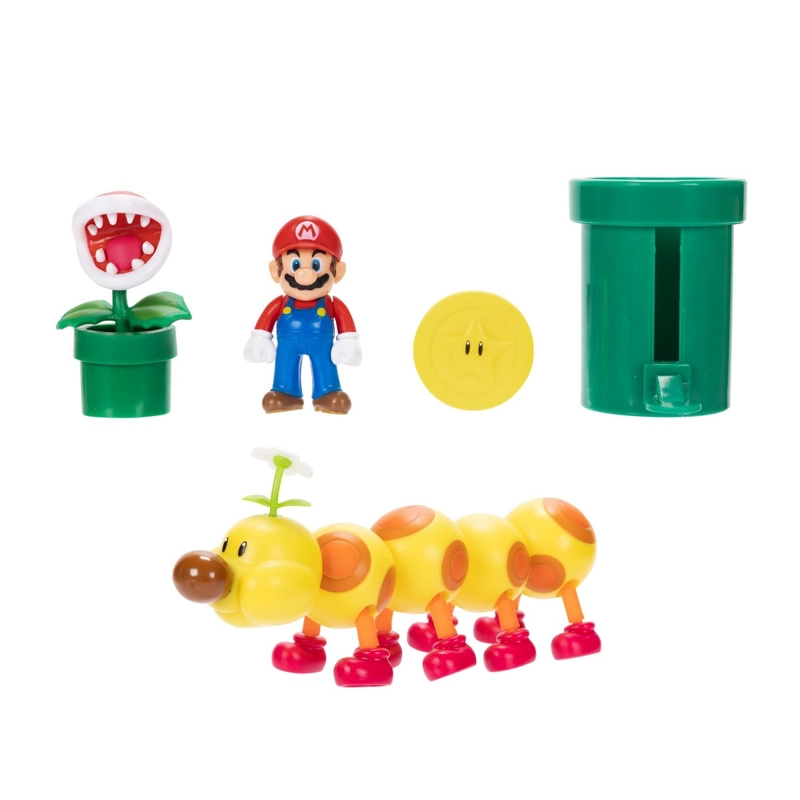 PLAYSET CON FIGURA 6 CM SODA JUNGLE SUPER MARIO DE NINTENDO - 1