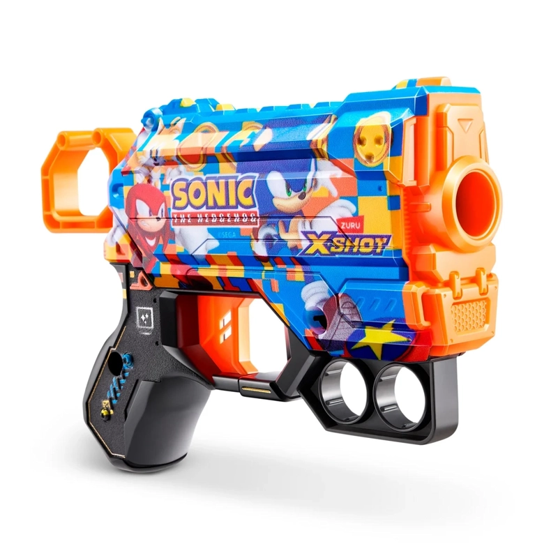LANZADOR DE DARDOS X SHOT SKIN MENACE COLECCION SONIC - 1