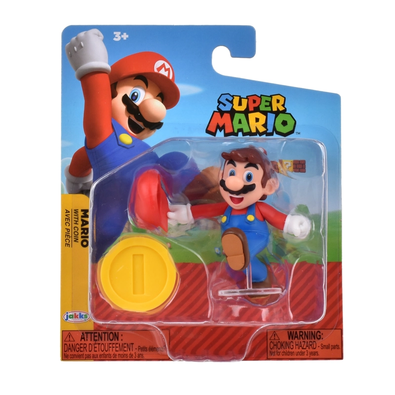 FIGURA 6 CM CON ACCESORIO SUPER MARIO DE NINTENDO - MARIO - 6