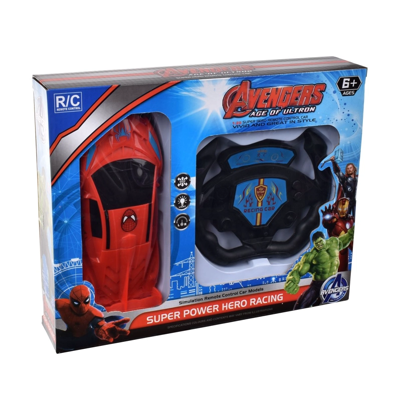 AUTO RADIO CONTROLADO DE 20 CM FUNCION SIMPLE SPIDERMAN - 3