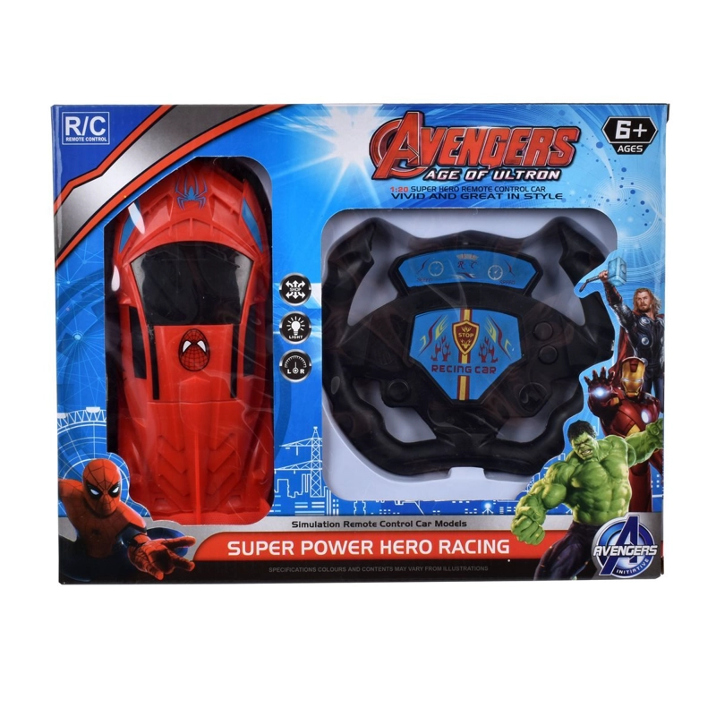 AUTO RADIO CONTROLADO DE 20 CM FUNCION SIMPLE SPIDERMAN - 4