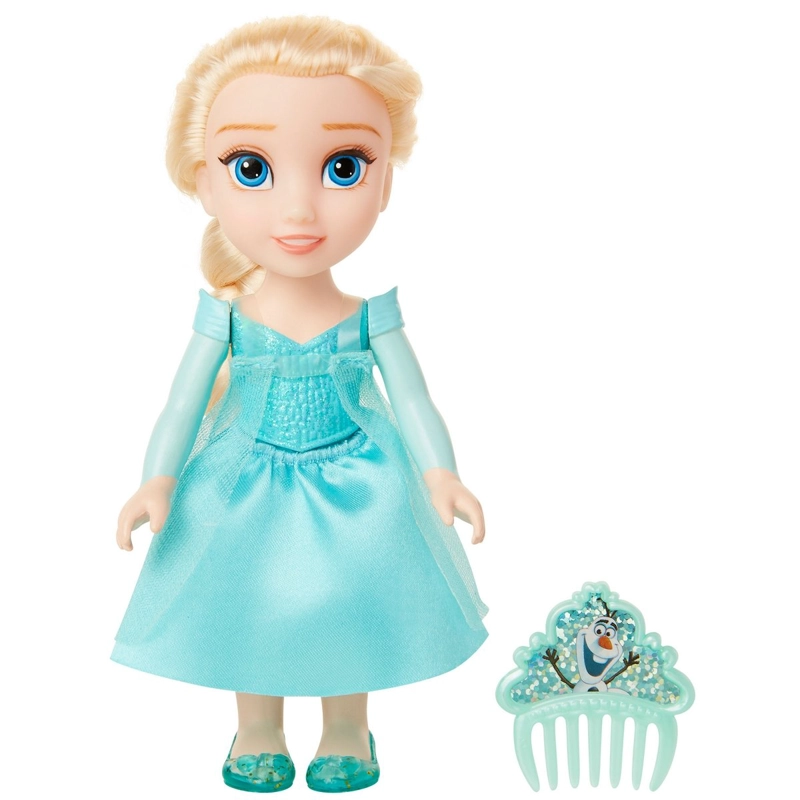 MUNECA 15 CM CON PEINE PRINCESAS DE DISNEY - ELSA
