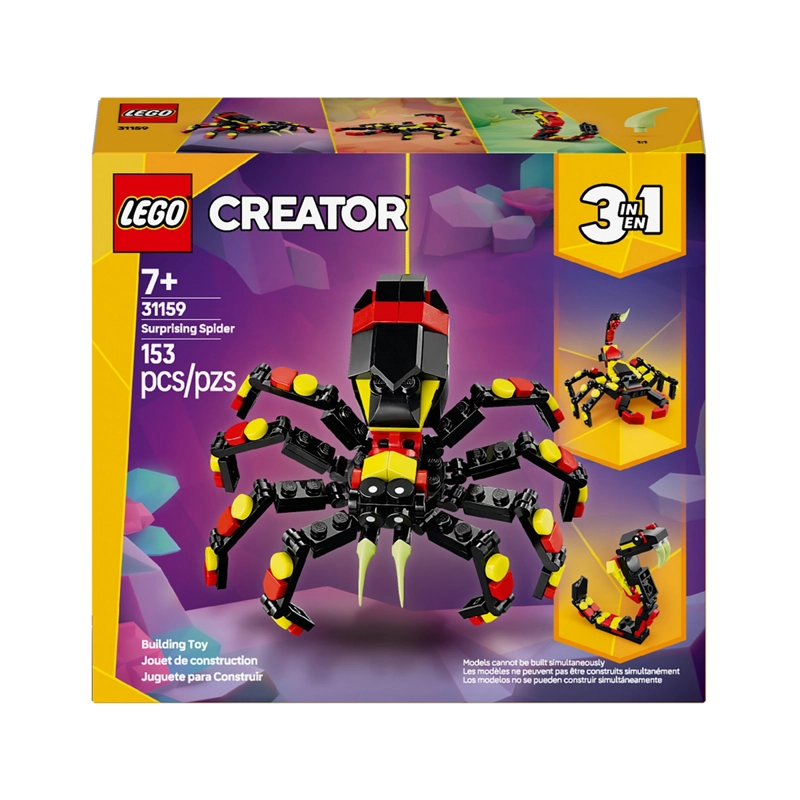 BLOQUES LEGO CREATOR FAUNA SALVAJE 153 PIEZAS ARAÑA - 1