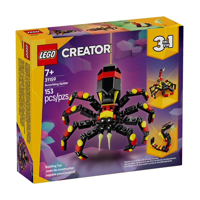 BLOQUES LEGO CREATOR FAUNA SALVAJE 153 PIEZAS ARAÑA - 4