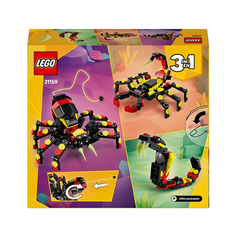 BLOQUES LEGO CREATOR FAUNA SALVAJE 153 PIEZAS ARAÑA - 5