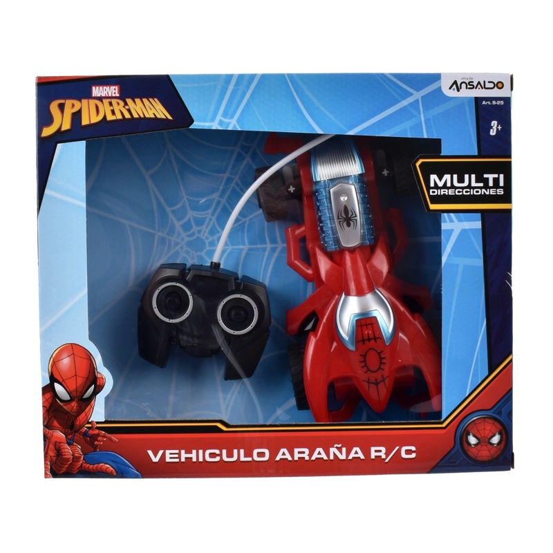 VEHICULO FORMA ARAÑA RADIO CONTROLADO DE 20 CMS SPIDERMAN - 6