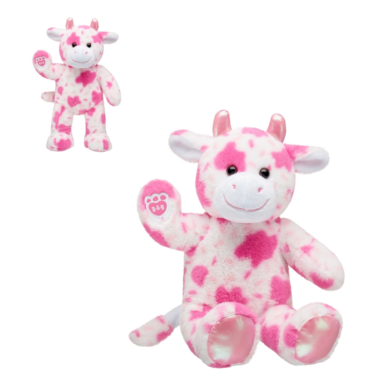 PELUCHE VACA ROSA BUILD-A-BEAR - 1