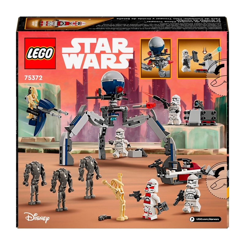 PACK CLON TROOPER Y DROIDES DE BATALLA LEGO STAR WARS - 4