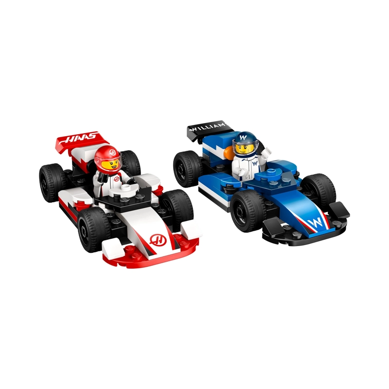AUTOS DE F1 WILLIAMS RACING Y HAAS F1 LEGO CITY - 1