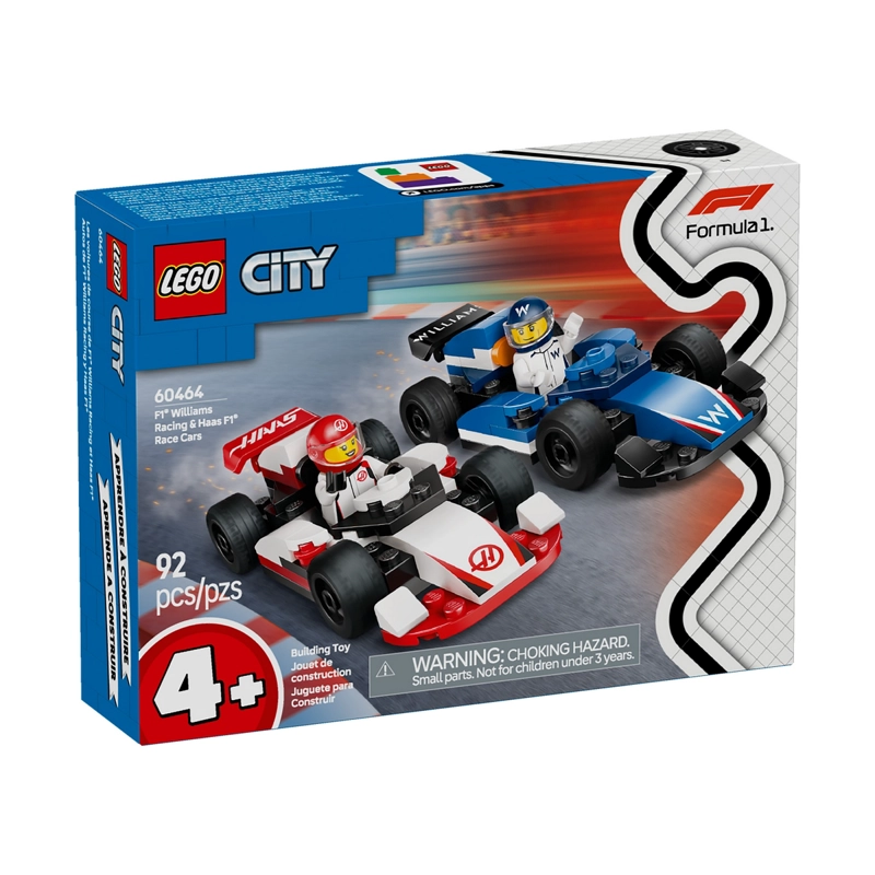 AUTOS DE F1 WILLIAMS RACING Y HAAS F1 LEGO CITY - 2