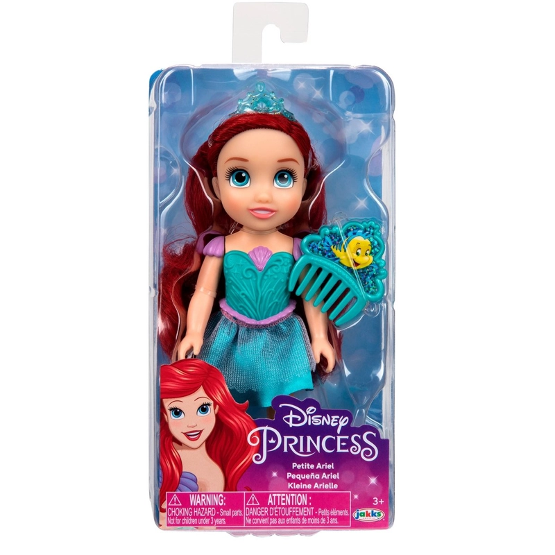 MUÑECA 15 CM DISNEY CON PEINE - ARIEL - 4