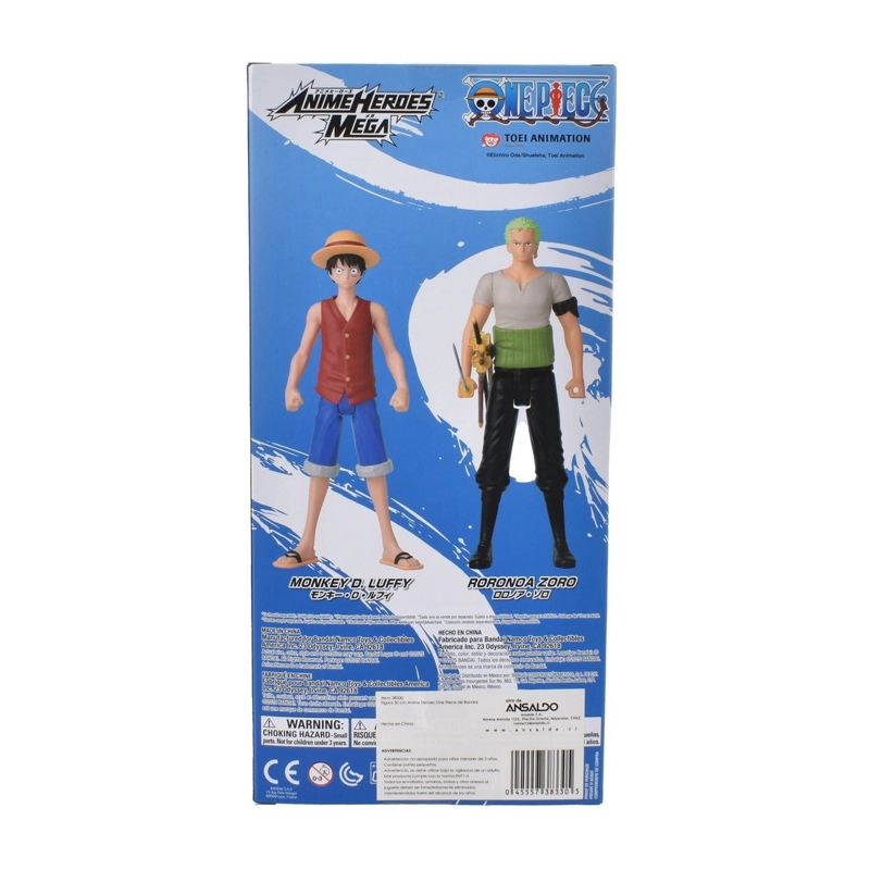 FIGURA 30 CM ANIME HEROES ONE PIECE DE BANDAI - MONKEY D. LUFFY - 4