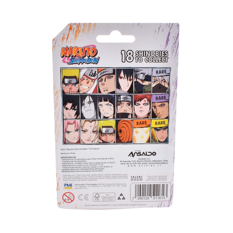 PACK 2 FIGURAS COLECCIONABLES 7 CM NARUTO - HINATA - 4