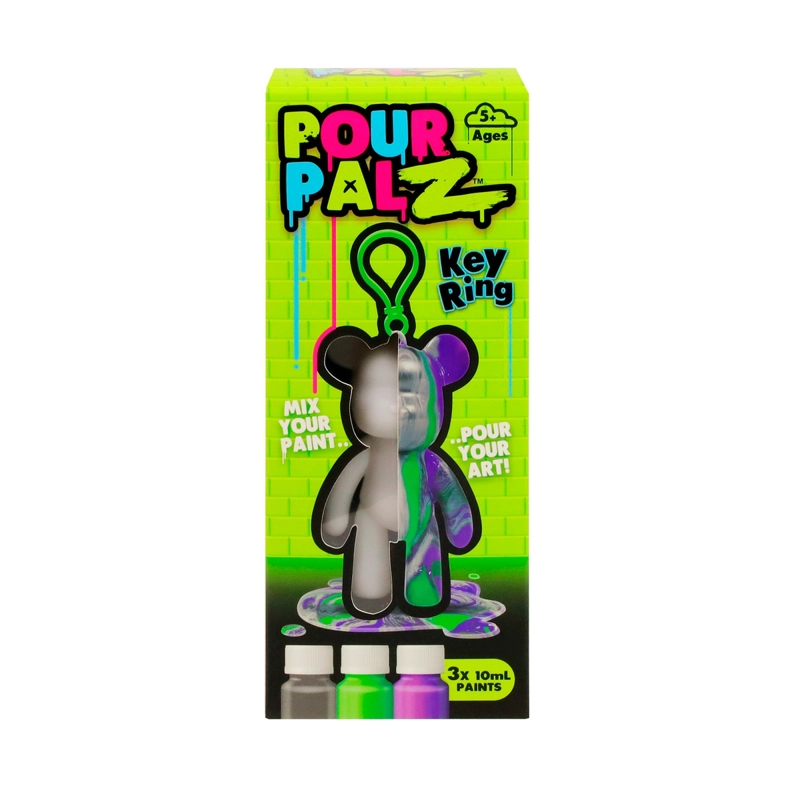 OSO LLAVERO PARA PINTAR POUR PALZ - VERDE - 3